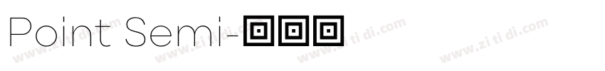 Point Semi字体转换